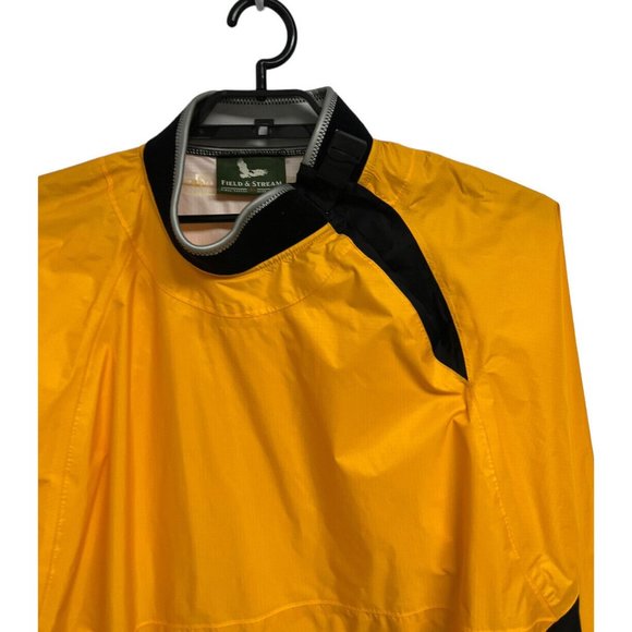 Field&Stream Men's Long Sleeve Light Weight Yellow Pullover Windbreaker Size XXL - Picture 3 of 12